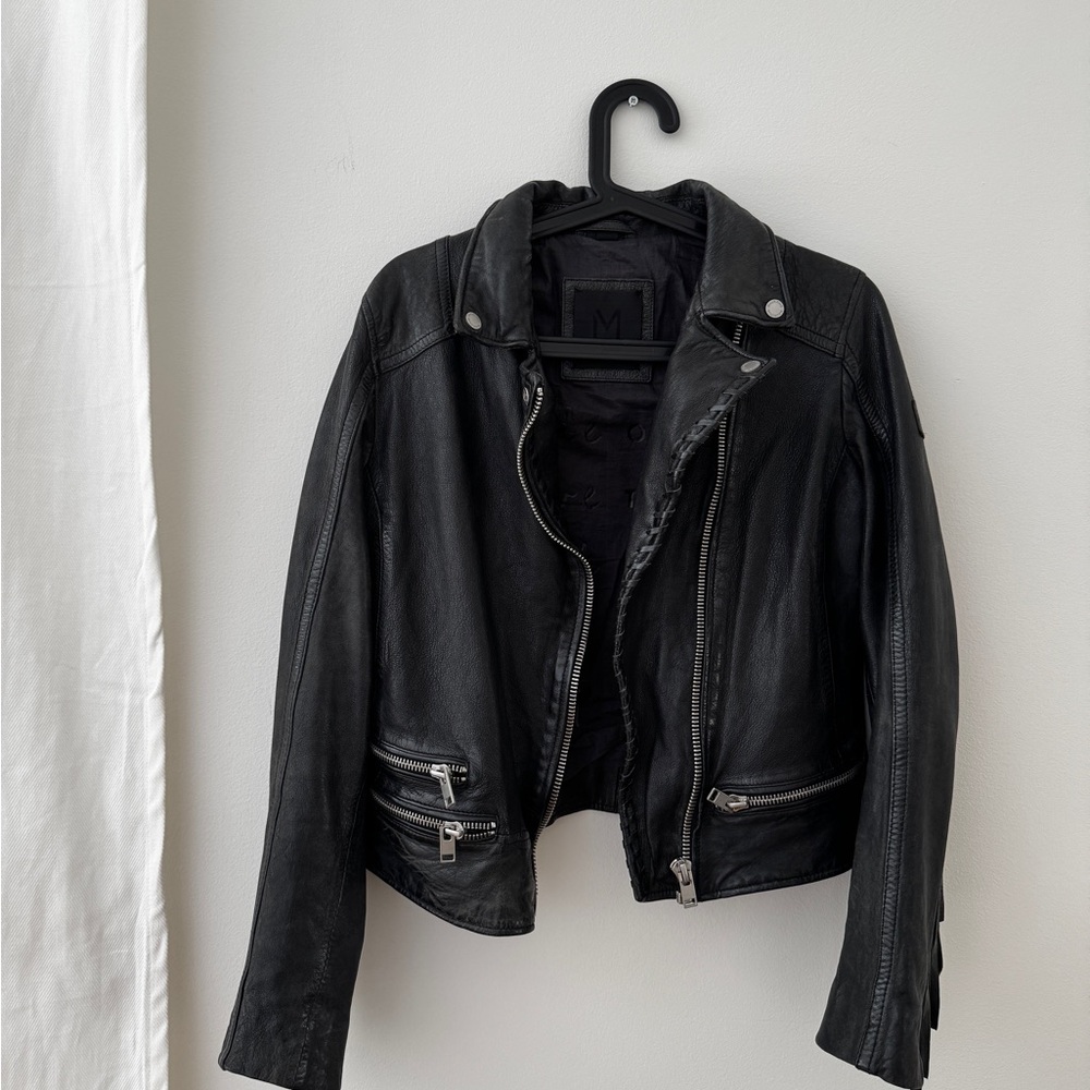 Mauritius Leather Jacket with Fringe